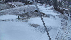 Spodní část sjezdovky skiareálu Karolinka