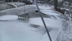 Spodní část sjezdovky skiareálu Karolinka