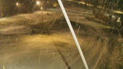 Spodní část sjezdovky skiareálu Karolinka