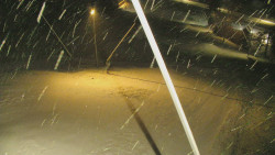 Spodní část sjezdovky skiareálu Karolinka