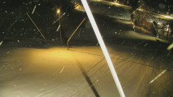 Spodní část sjezdovky skiareálu Karolinka