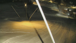 Spodní část sjezdovky skiareálu Karolinka