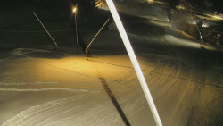 Spodní část sjezdovky skiareálu Karolinka