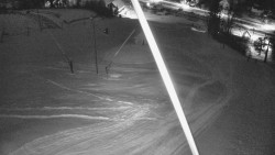 Spodní část sjezdovky skiareálu Karolinka