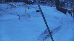 Spodní část sjezdovky skiareálu Karolinka