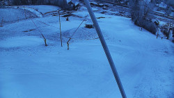 Spodní část sjezdovky skiareálu Karolinka