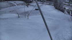 Spodní část sjezdovky skiareálu Karolinka