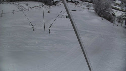 Spodní část sjezdovky skiareálu Karolinka