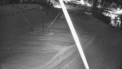 Spodní část sjezdovky skiareálu Karolinka