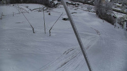 Spodní část sjezdovky skiareálu Karolinka