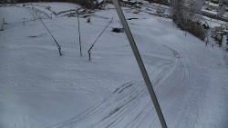 Spodní část sjezdovky skiareálu Karolinka