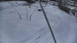 Spodní část sjezdovky skiareálu Karolinka