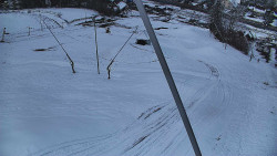 Spodní část sjezdovky skiareálu Karolinka