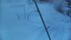 Spodní část sjezdovky skiareálu Karolinka