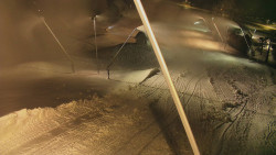 Spodní část sjezdovky skiareálu Karolinka