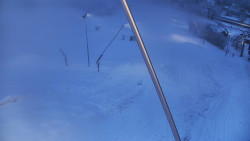 Spodní část sjezdovky skiareálu Karolinka