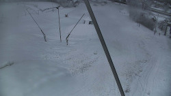 Spodní část sjezdovky skiareálu Karolinka