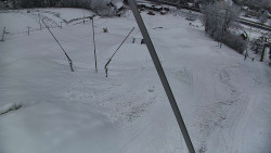 Spodní část sjezdovky skiareálu Karolinka