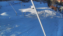 Spodní část sjezdovky skiareálu Karolinka