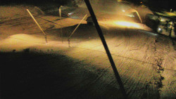 Spodní část sjezdovky skiareálu Karolinka