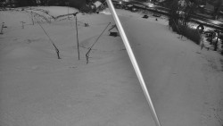 Spodní část sjezdovky skiareálu Karolinka