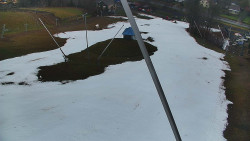 Spodní část sjezdovky skiareálu Karolinka