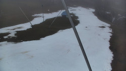 Spodní část sjezdovky skiareálu Karolinka