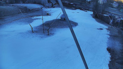 Spodní část sjezdovky skiareálu Karolinka