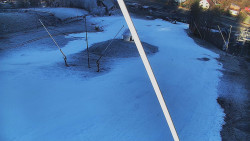 Spodní část sjezdovky skiareálu Karolinka