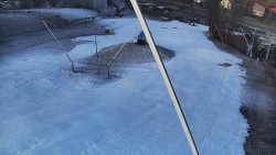 Spodní část sjezdovky skiareálu Karolinka