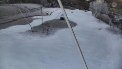 Spodní část sjezdovky skiareálu Karolinka