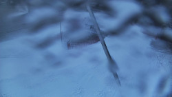 Spodní část sjezdovky skiareálu Karolinka