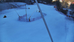 Spodní část sjezdovky skiareálu Karolinka