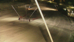 Spodní část sjezdovky skiareálu Karolinka