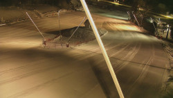 Spodní část sjezdovky skiareálu Karolinka