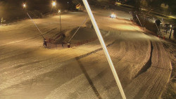 Spodní část sjezdovky skiareálu Karolinka