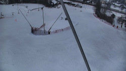 Spodní část sjezdovky skiareálu Karolinka