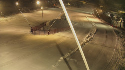 Spodní část sjezdovky skiareálu Karolinka