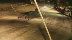 Spodní část sjezdovky skiareálu Karolinka