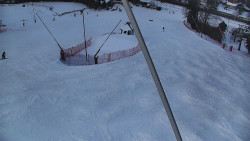 Spodní část sjezdovky skiareálu Karolinka