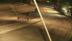 Spodní část sjezdovky skiareálu Karolinka