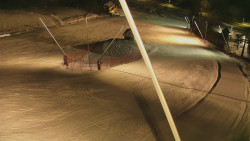 Spodní část sjezdovky skiareálu Karolinka