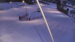 Spodní část sjezdovky skiareálu Karolinka