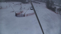 Spodní část sjezdovky skiareálu Karolinka