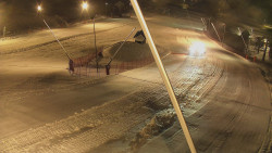 Spodní část sjezdovky skiareálu Karolinka