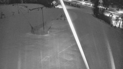 Spodní část sjezdovky skiareálu Karolinka