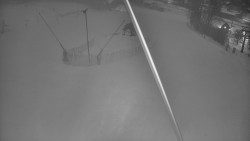 Spodní část sjezdovky skiareálu Karolinka