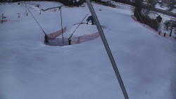 Spodní část sjezdovky skiareálu Karolinka