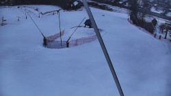 Spodní část sjezdovky skiareálu Karolinka