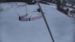 Spodní část sjezdovky skiareálu Karolinka
